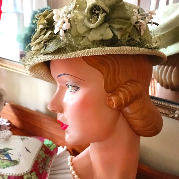 STUNNING VTG "ELIZABETH" RICH'S INC. HAT! - Picture 3 of 16